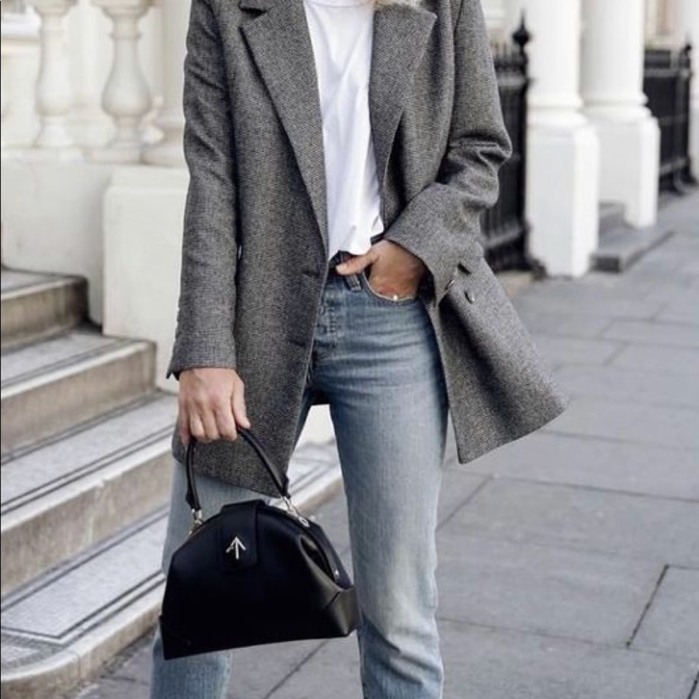 Tommy Hilfiger black and white blazer